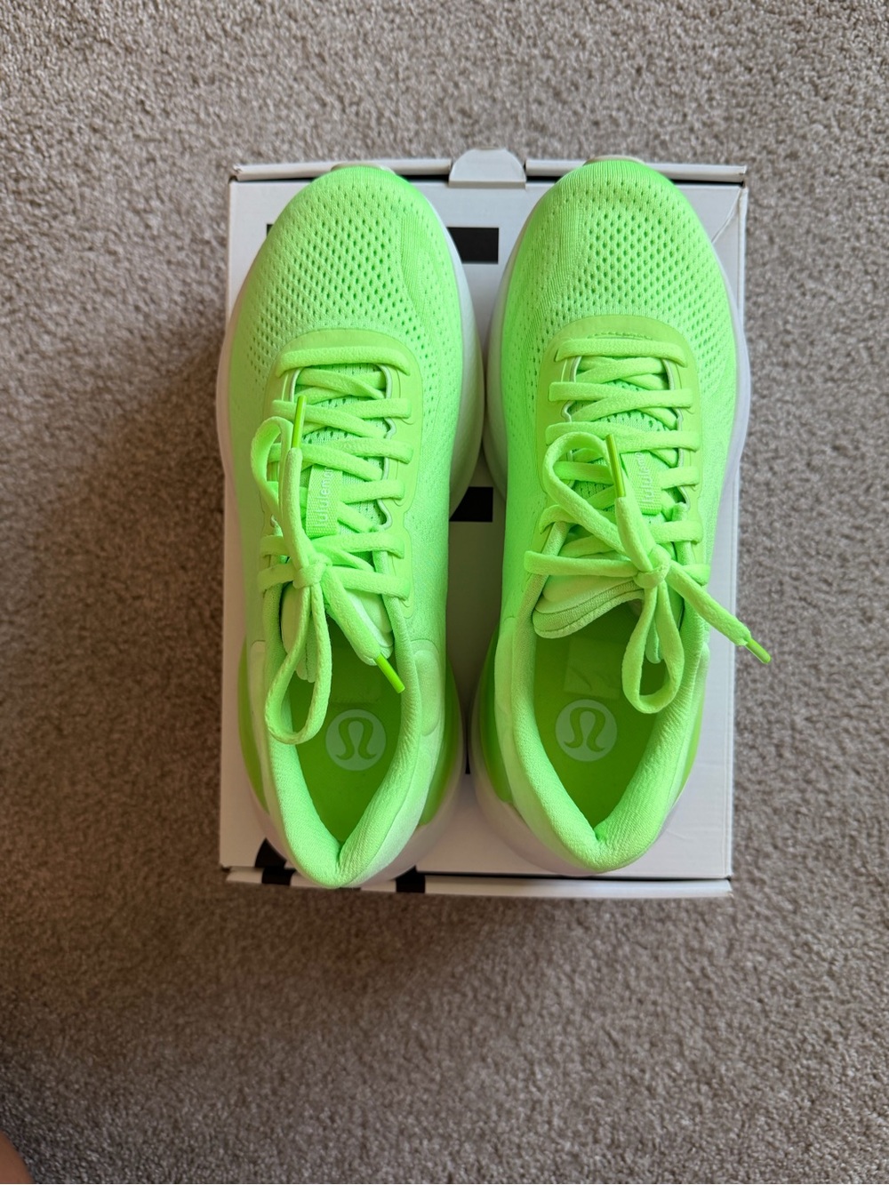 lululemon athletica Neon Green Running Shoes